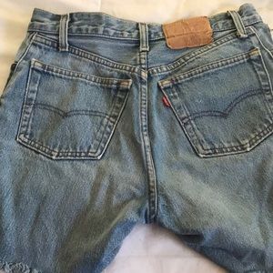 Vintage Levi's cut off shorts